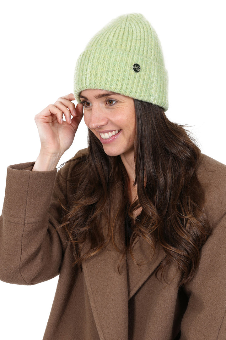 Womens Ribbed Beanie Hat