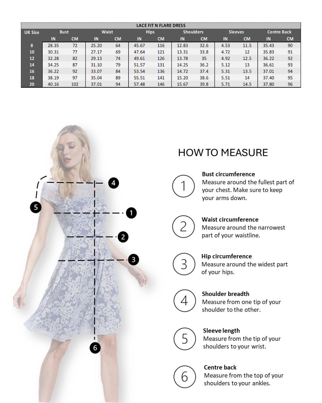 Lace Fit N Flare Dress