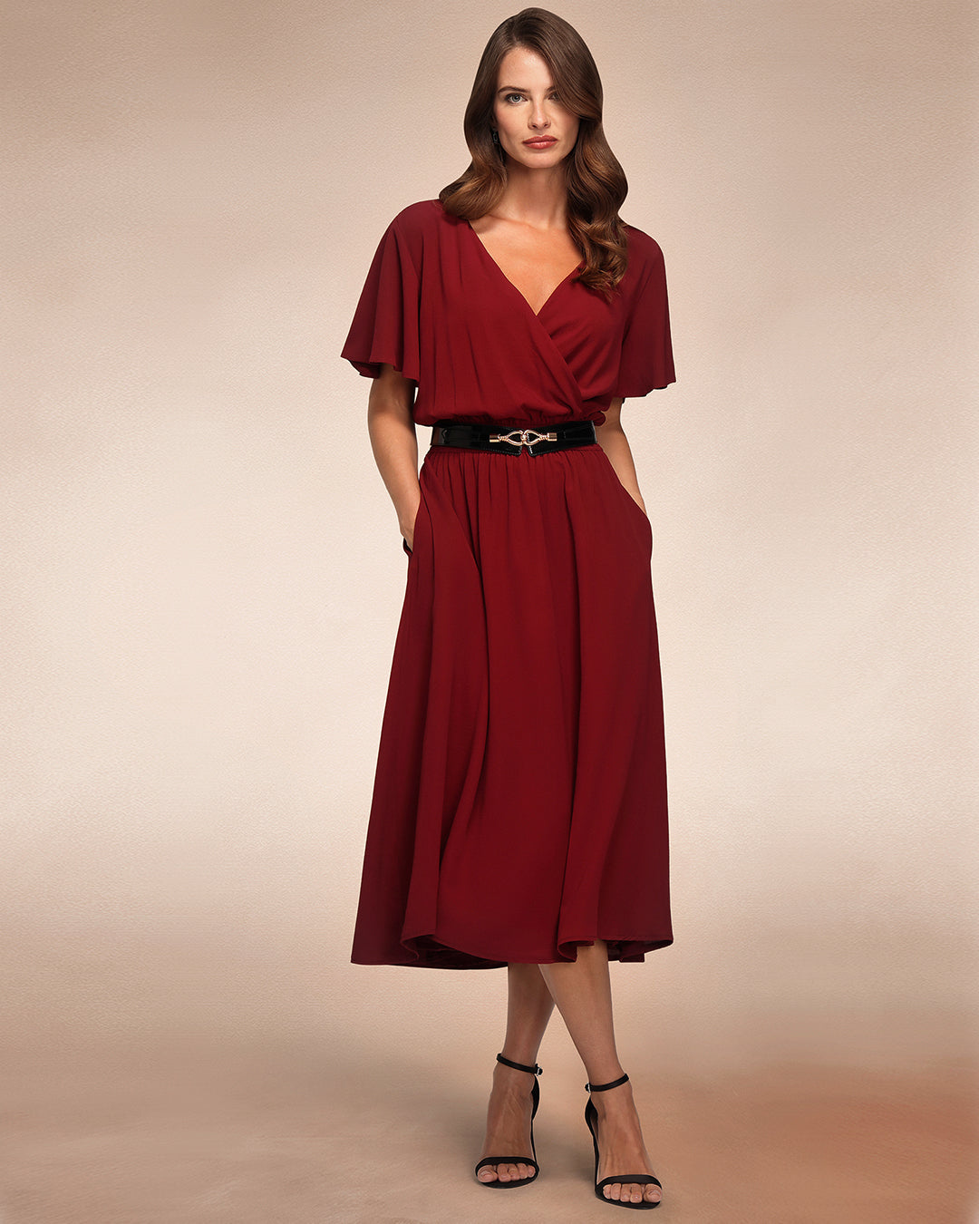 Chiffon Midi Dress