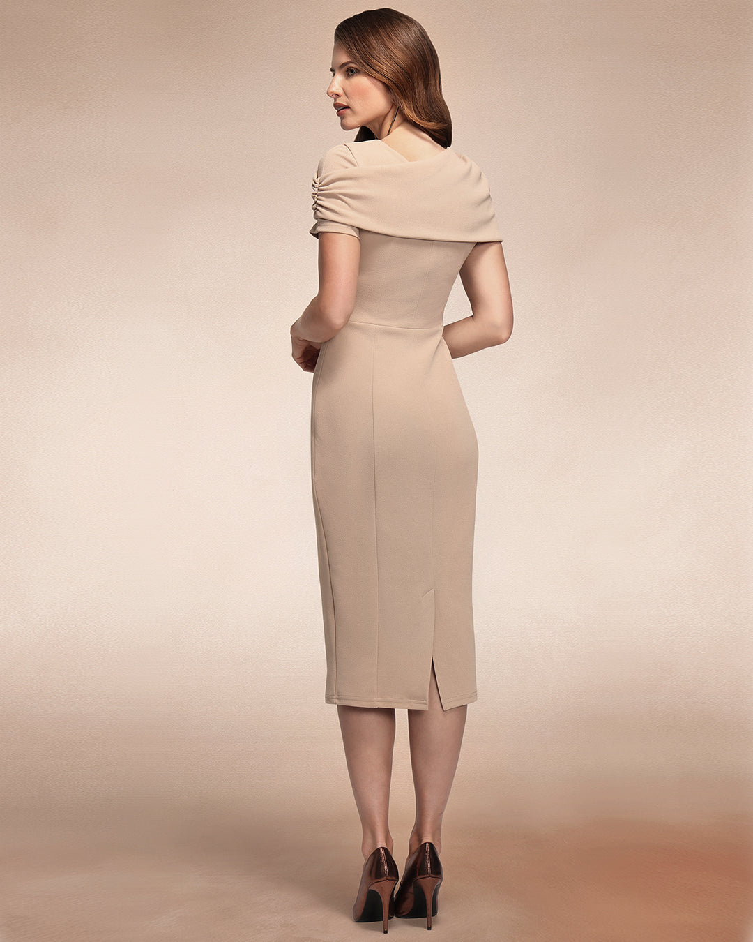Cape Bodycon Dress