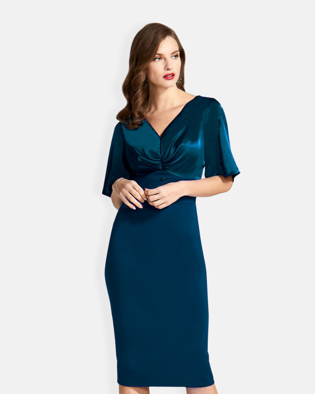 Short Sleeve Cocktail Dress
