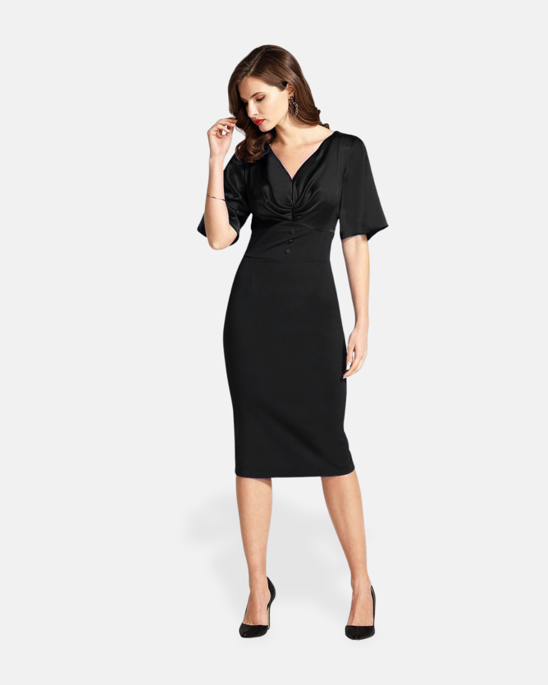 Short Sleeve Cocktail Dress