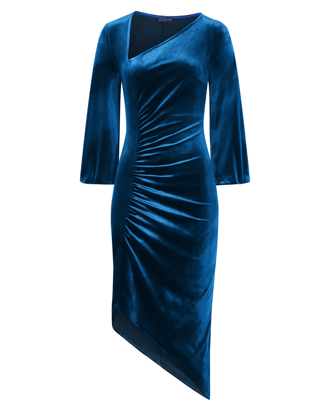 Velvet Ruched Party Dress