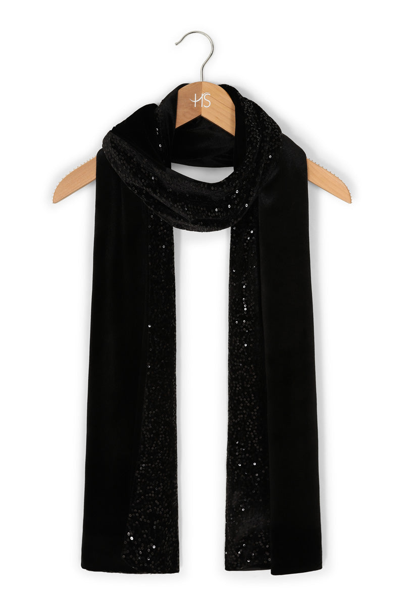 Velvet Sequin Scarf