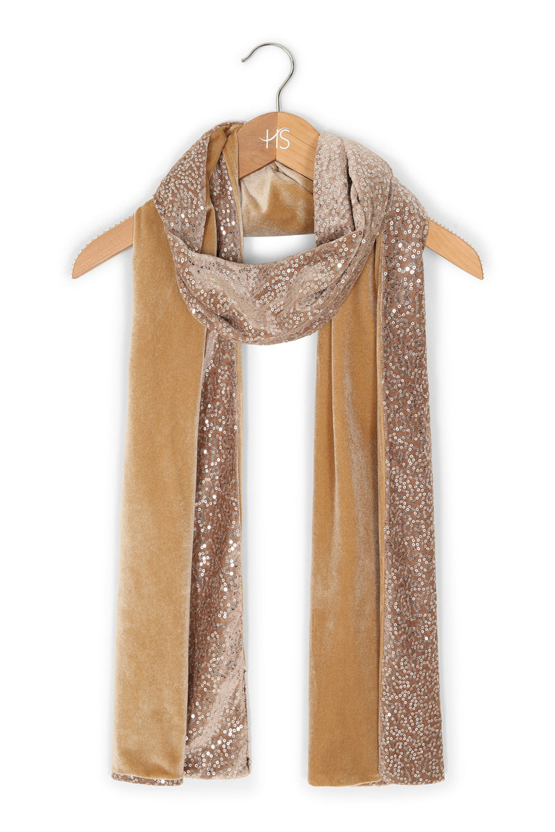Velvet Sequin Scarf