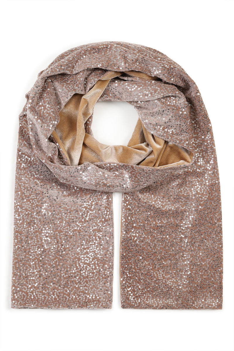 Velvet Sequin Scarf