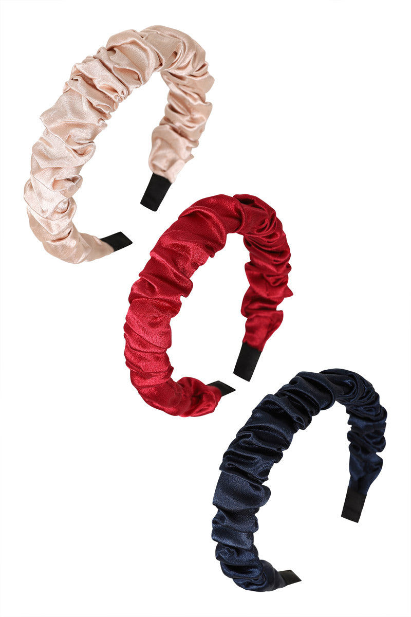 Silky Waves Headbands 3 Pack