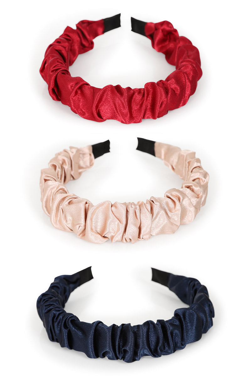 Silky Waves Headbands 3 Pack