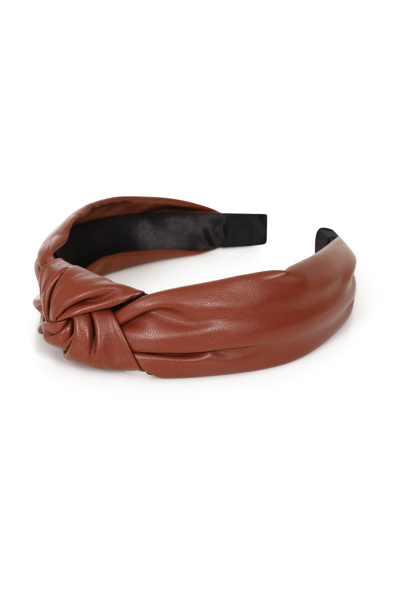 Leather-Look Headbands 2 Pack