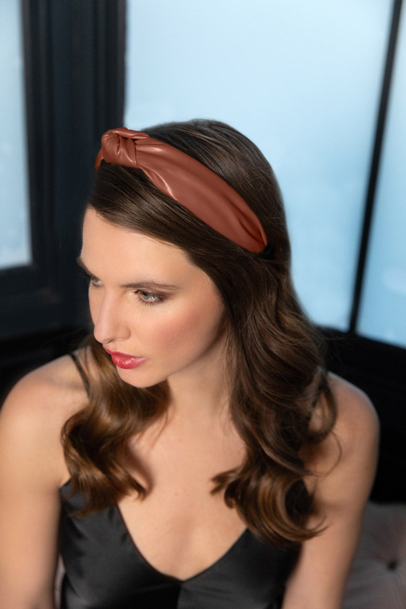 Leather-Look Headbands 2 Pack