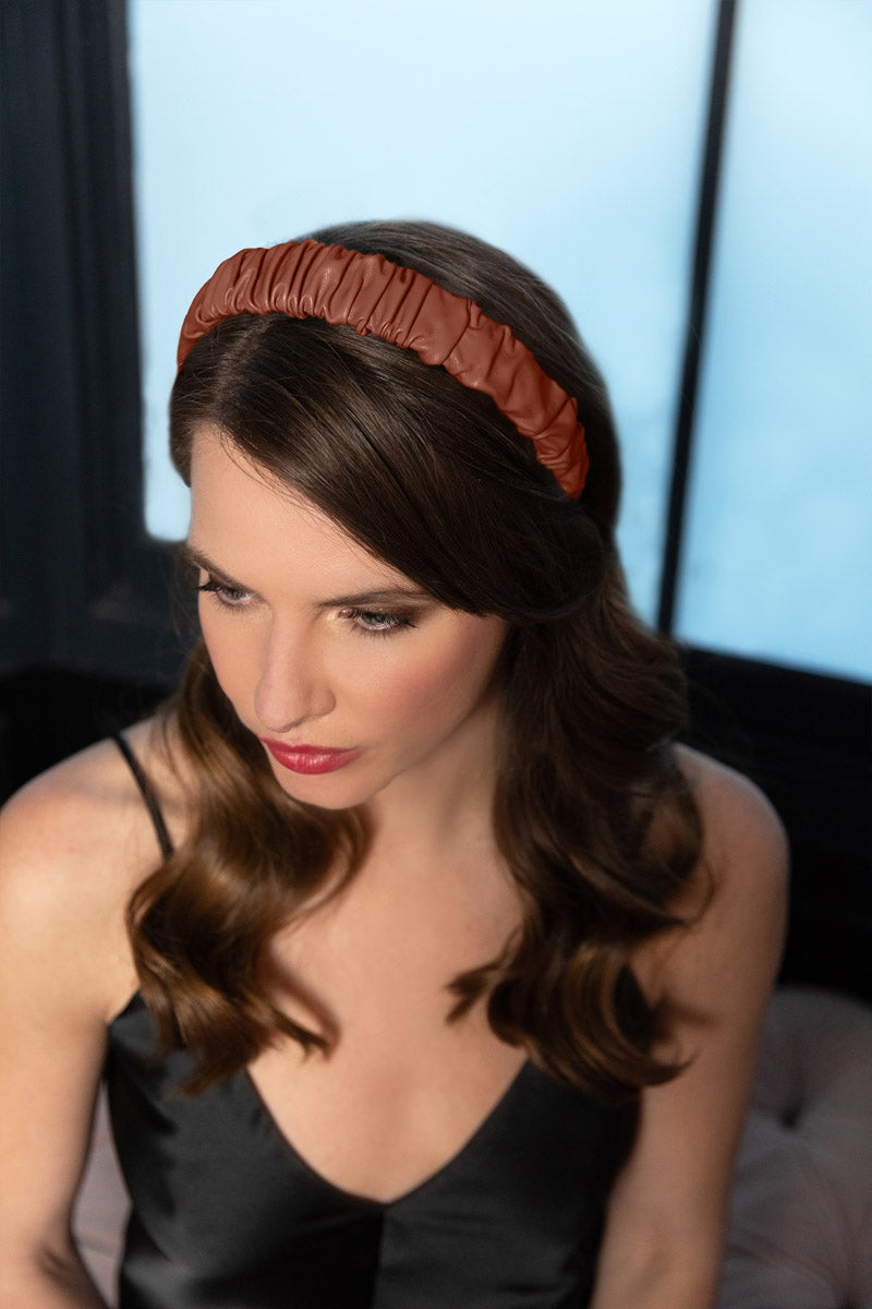 Leather-Look Headbands 2 Pack