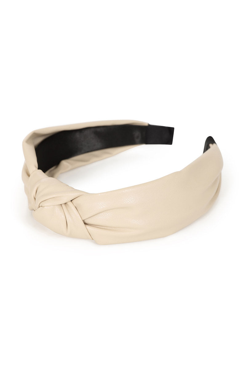 Leather-Look Headbands 2 Pack