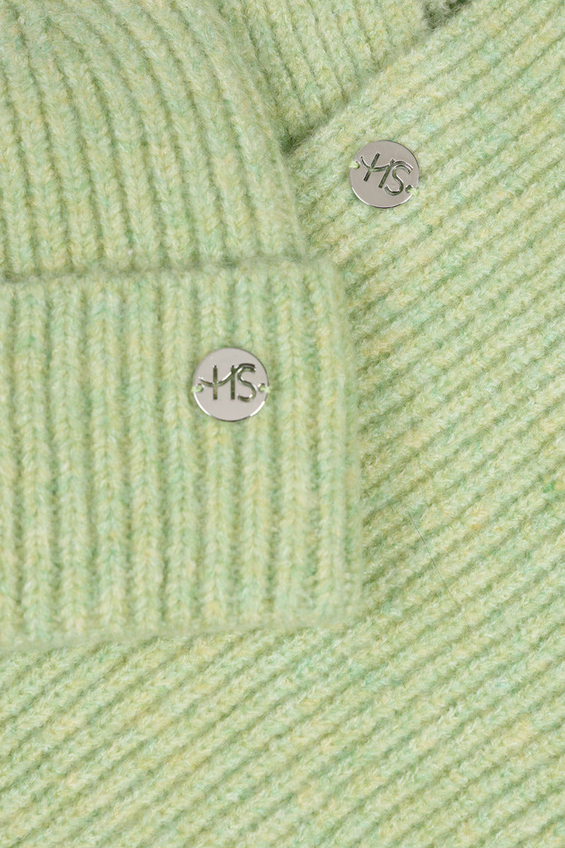Womens Ribbed Beanie Hat