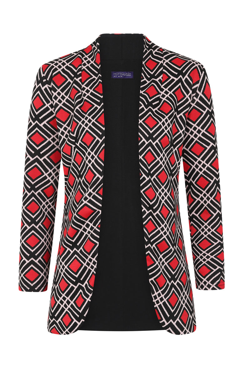 3/4 Sleeve Stretch Blazer