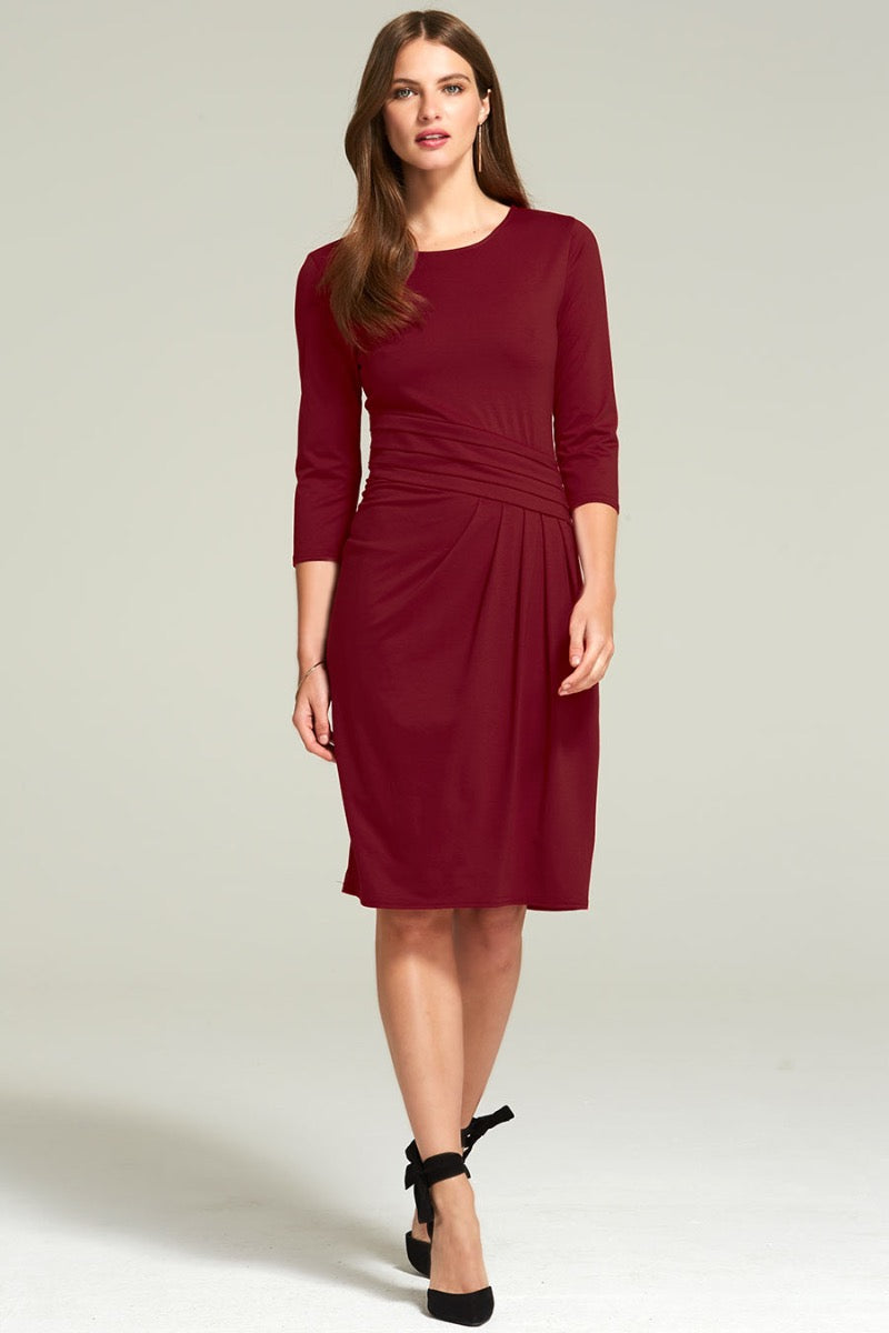 Pleat Waist Dress
