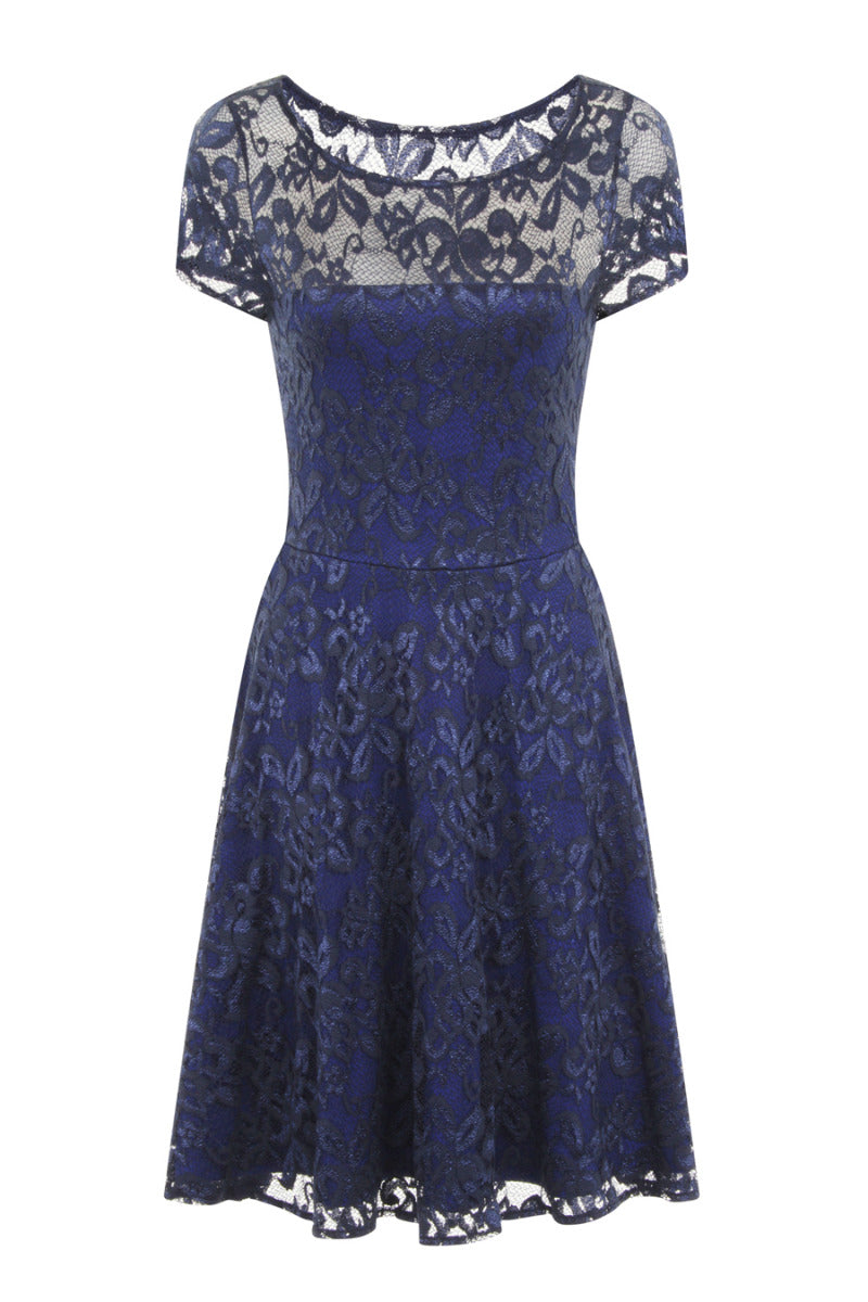 Lace Fit n Flare Dress