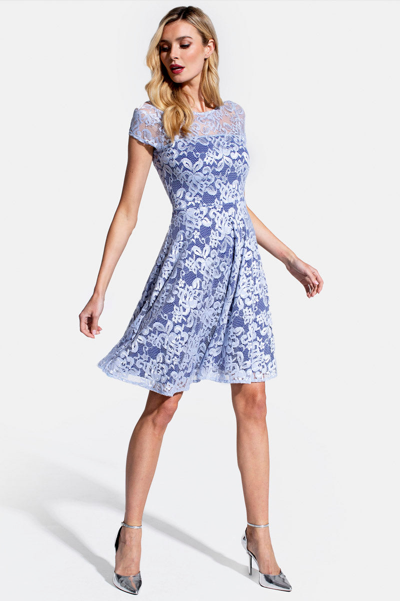 Lace Fit N Flare Dress