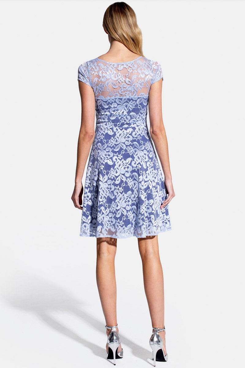 Lace Fit N Flare Dress