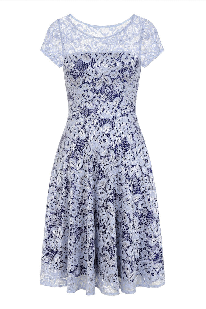 Lace Fit N Flare Dress