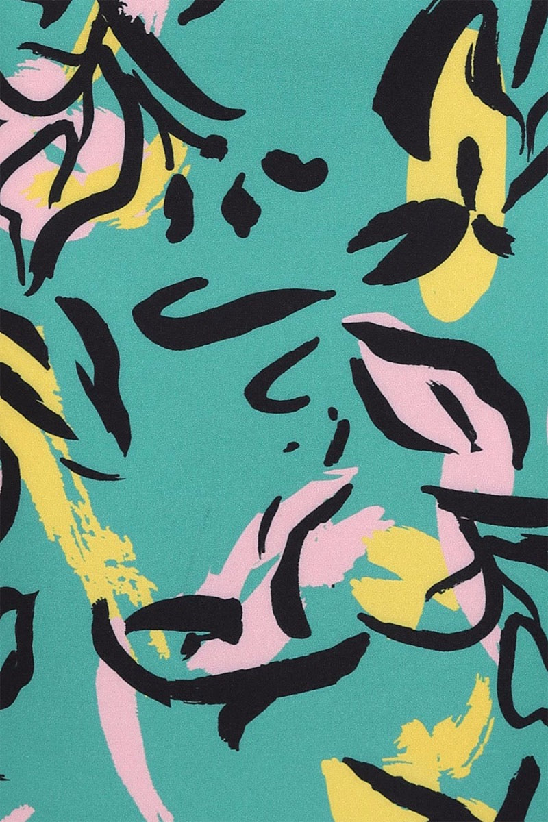 Riviera Short-Sleeved Print Shift Dress