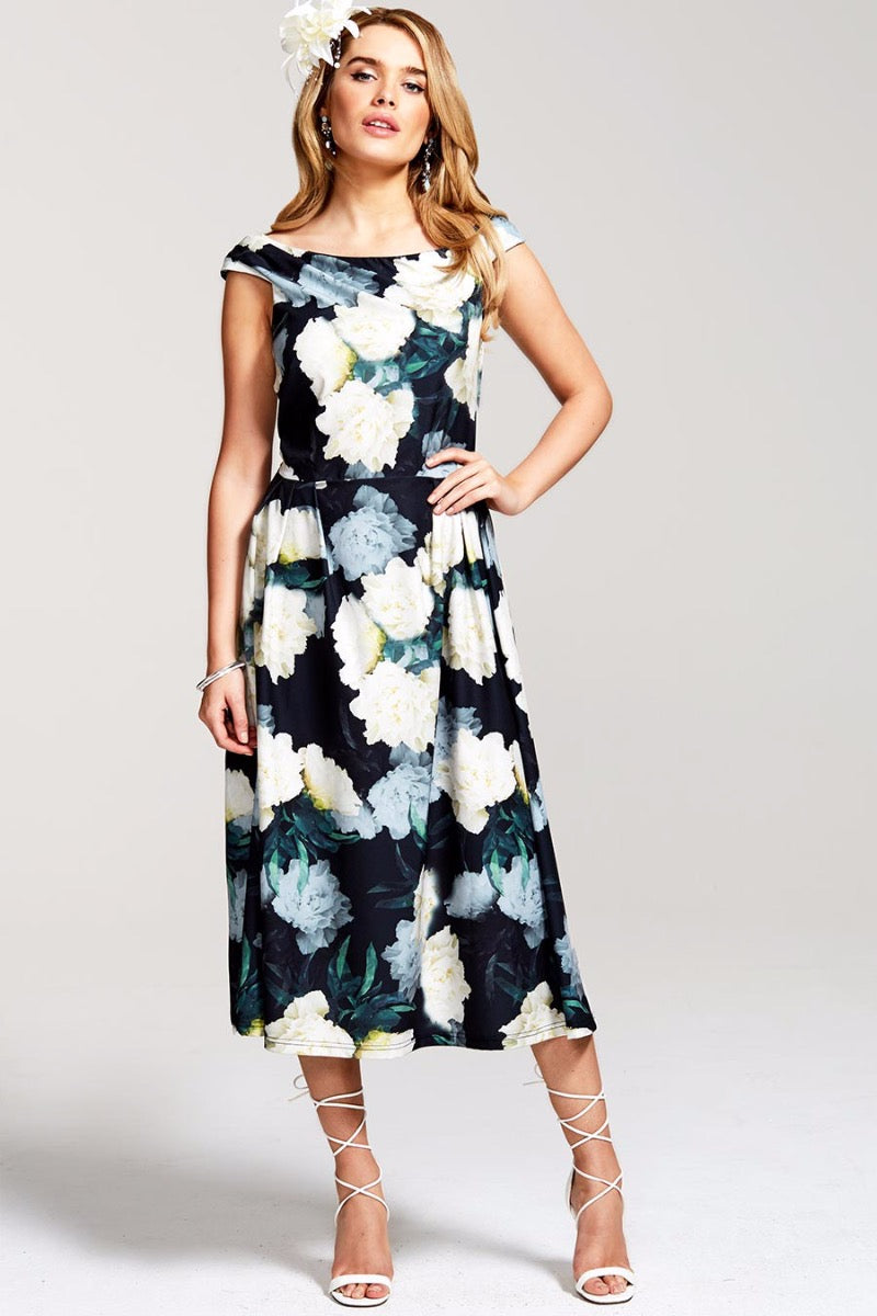 Midi Length Tea Dress