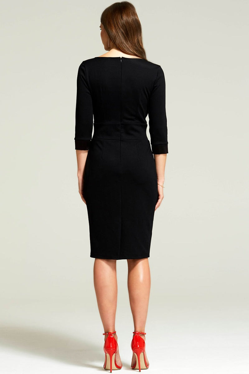 Tuxedo Ponte Dress