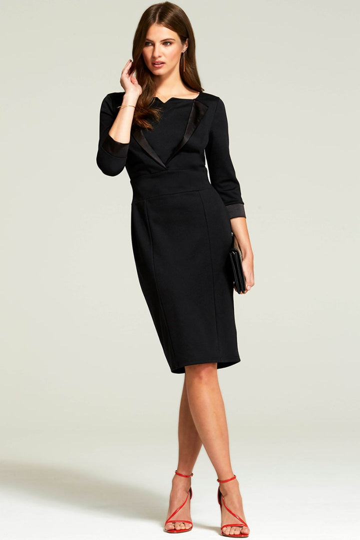Tuxedo Ponte Dress