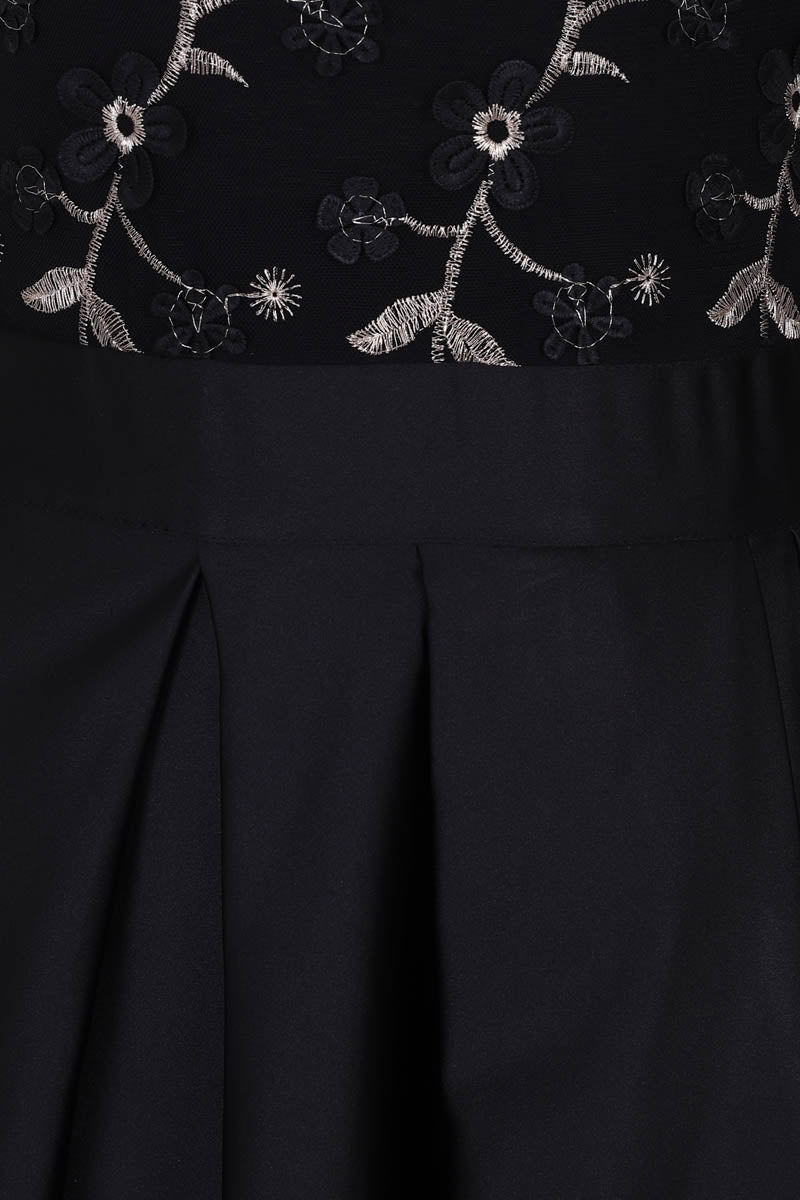 V Neck Maxi Dress with Silky High Low Skirt