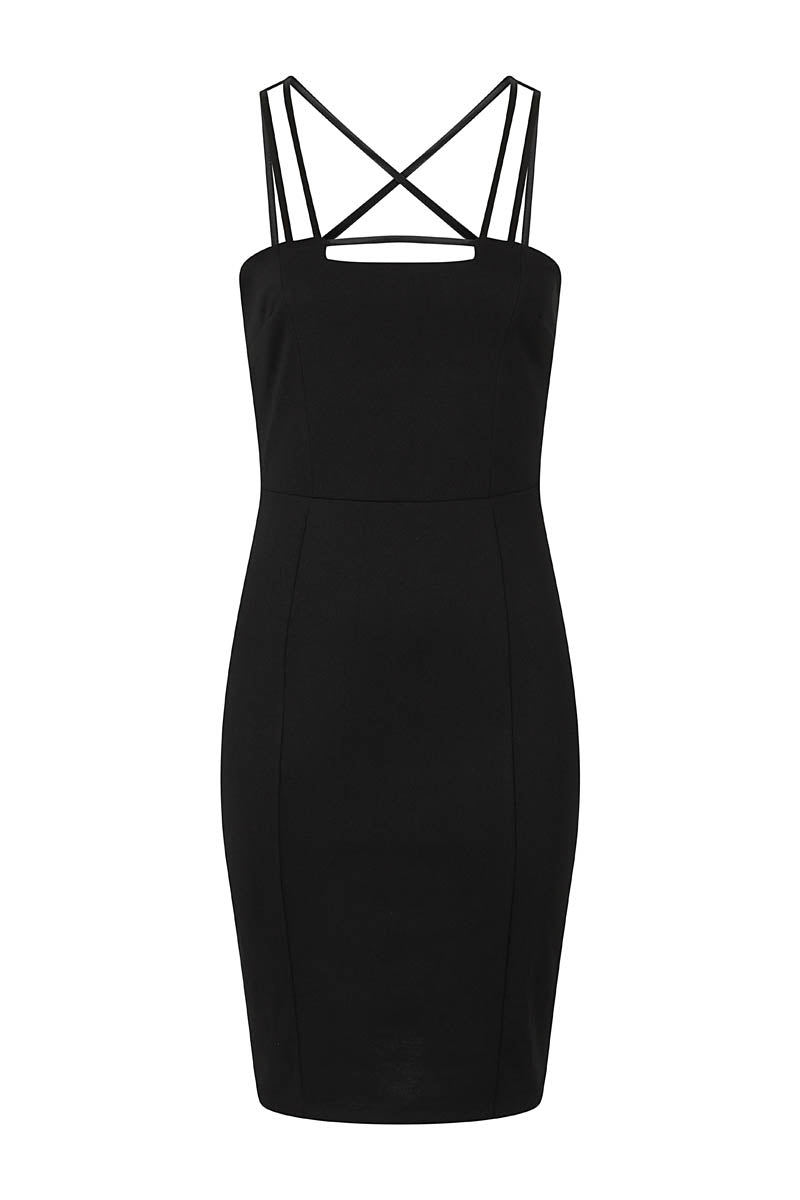 Spaghetti Strap Ponte Dress