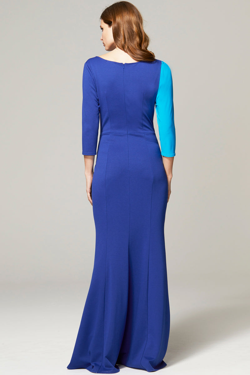 Maxi Dress with Contrast Sash