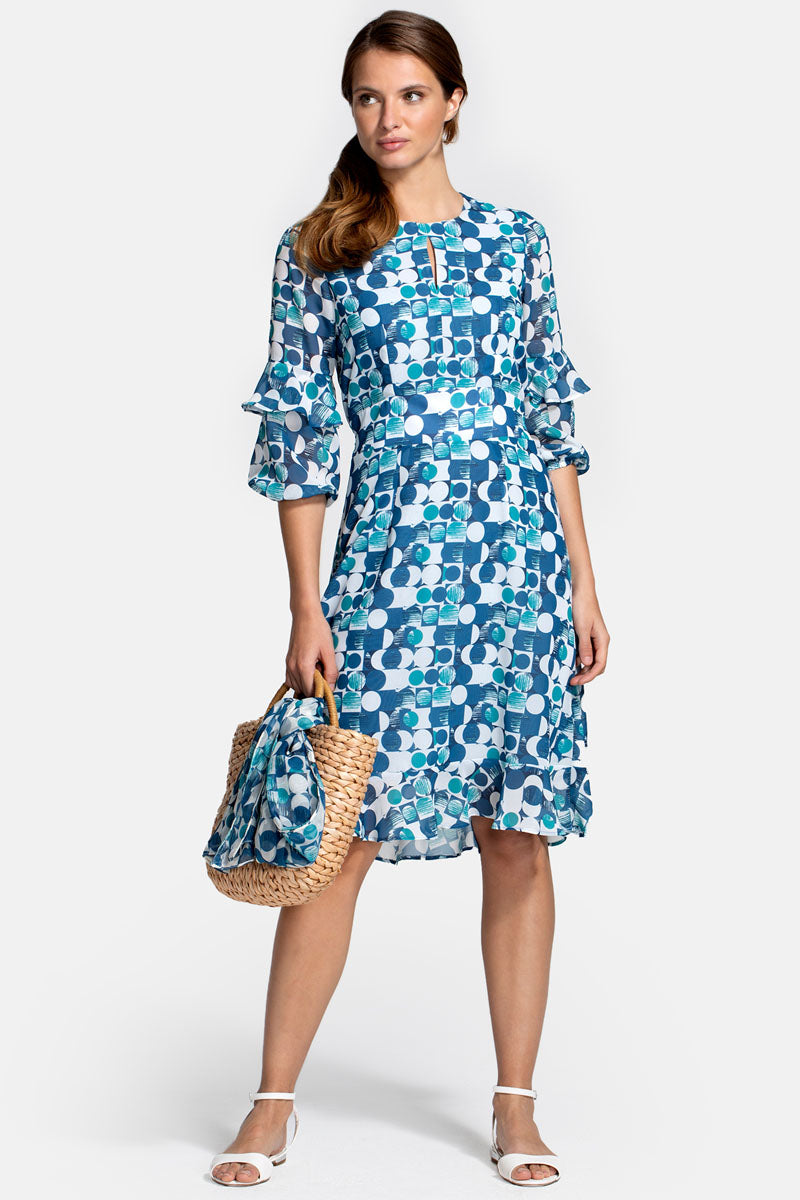 Print Chiffon Dress