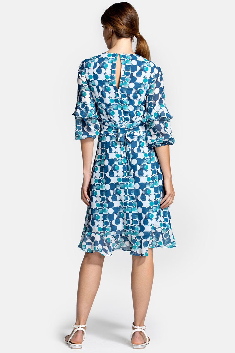 Print Chiffon Dress