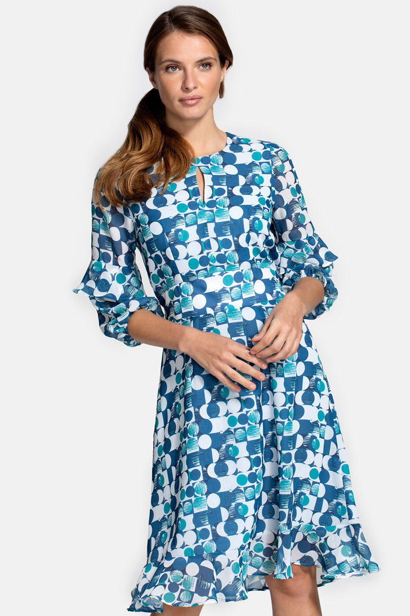 Print Chiffon Dress