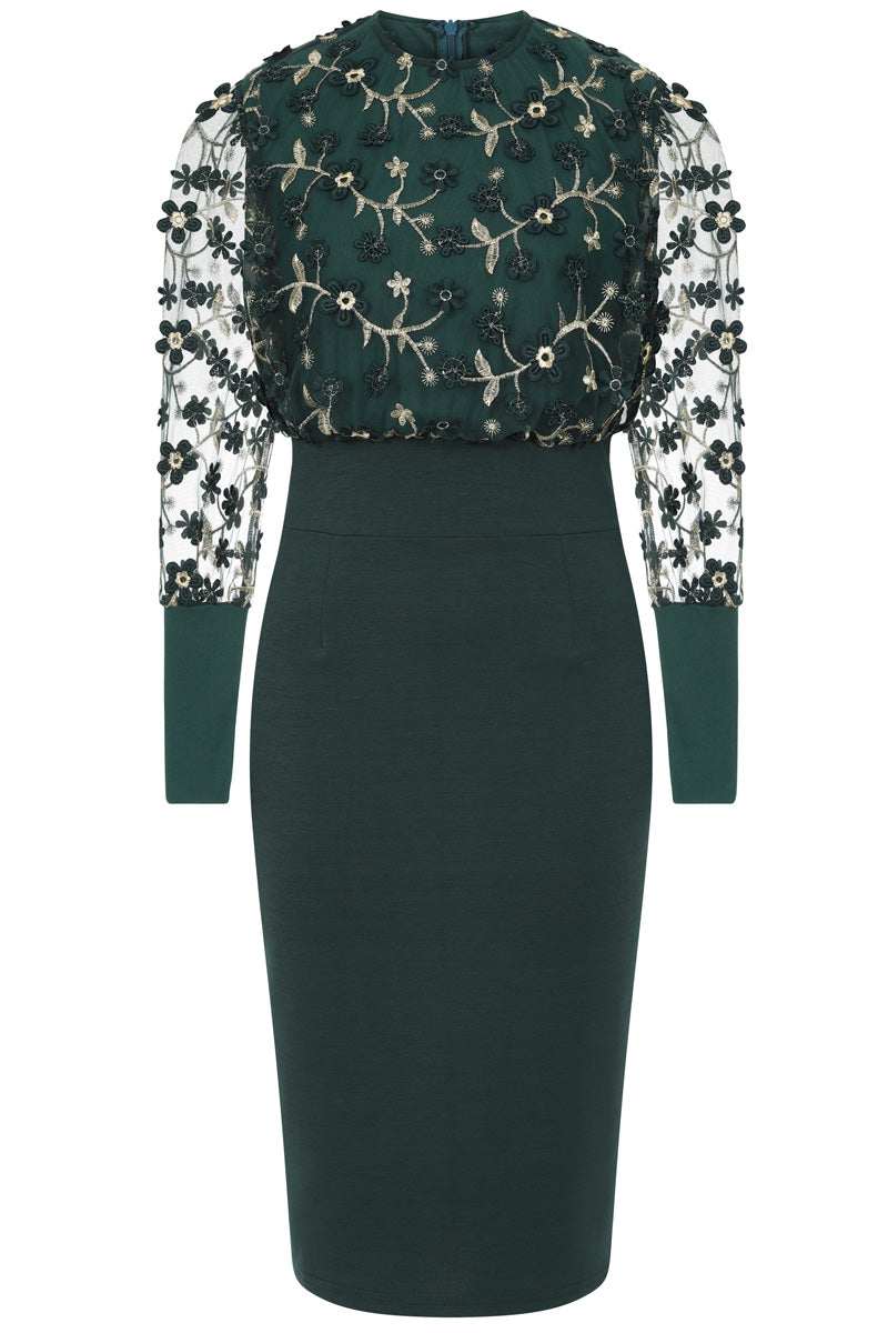 Embroidered Emma Dress