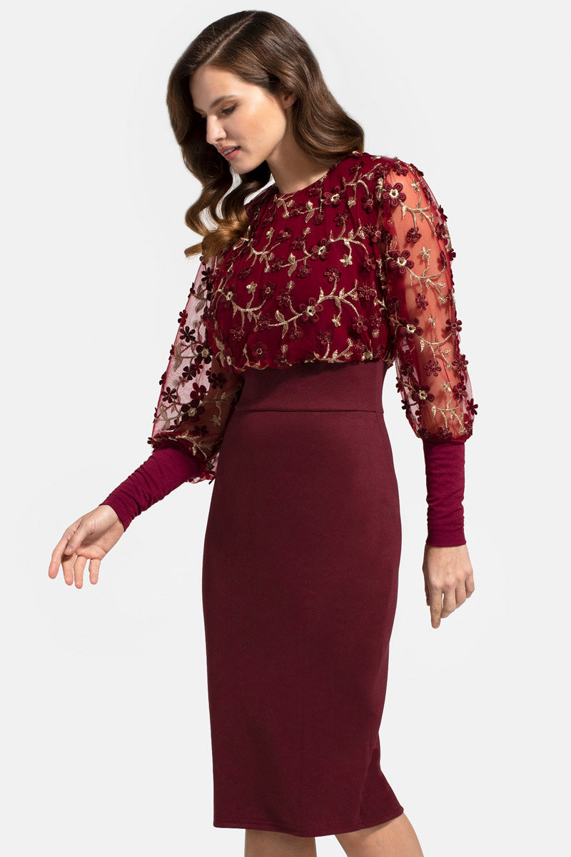 Embroidered Emma Dress
