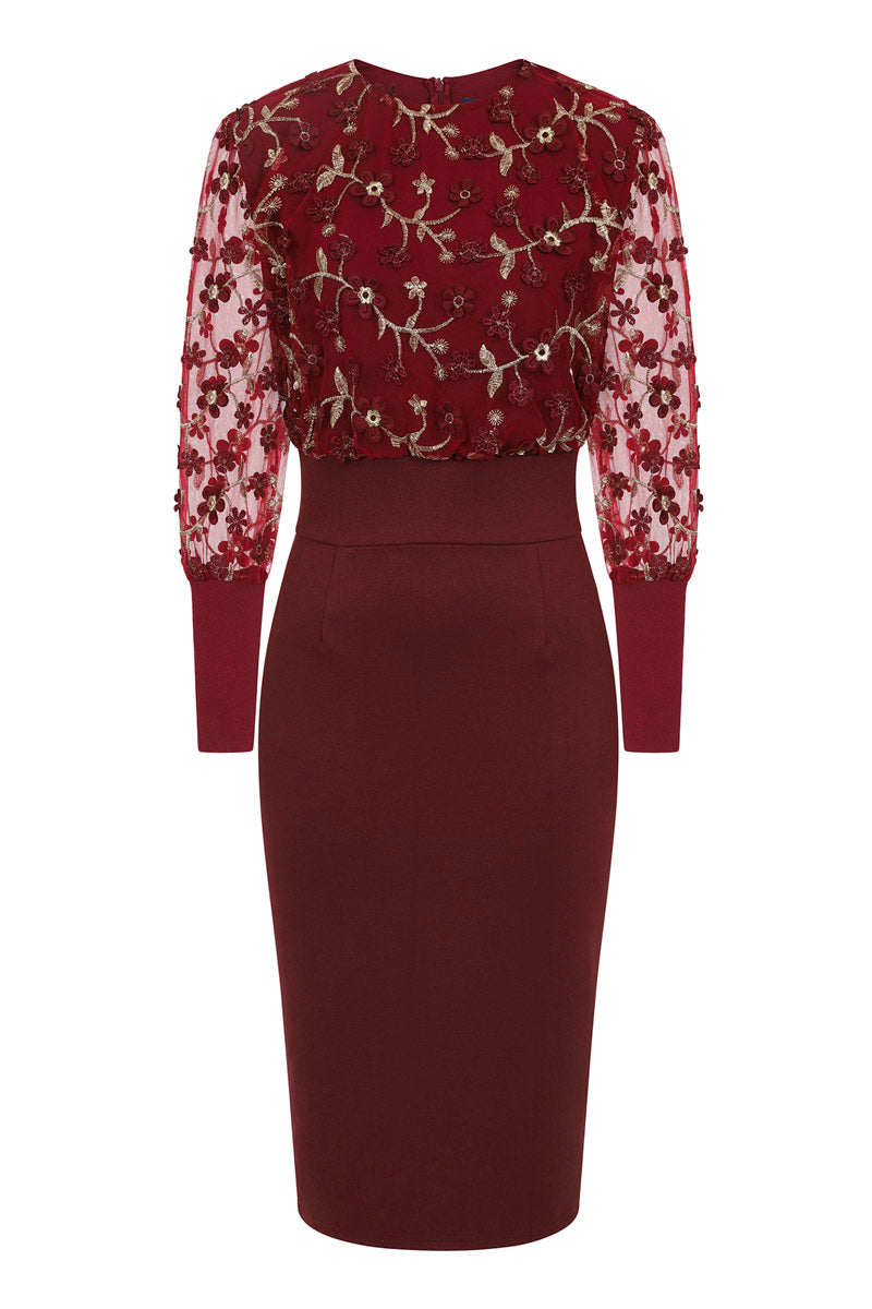 Embroidered Emma Dress