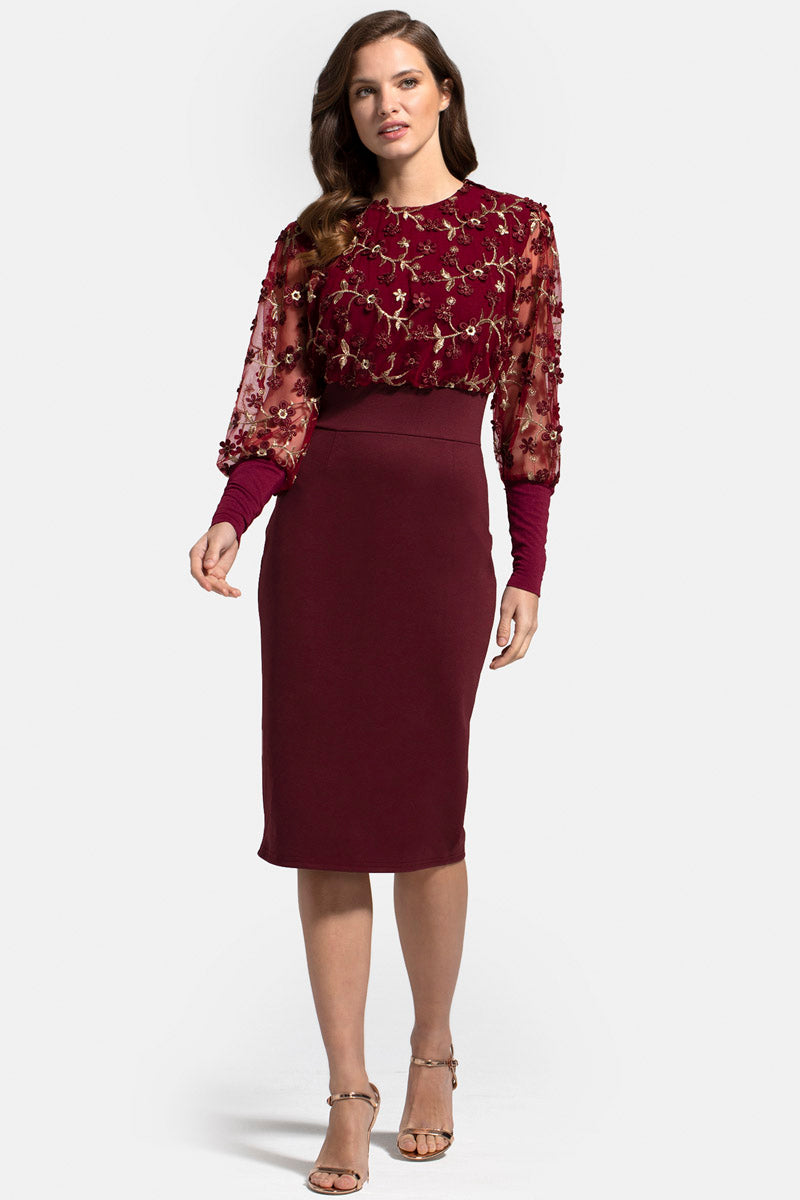 Embroidered Emma Dress