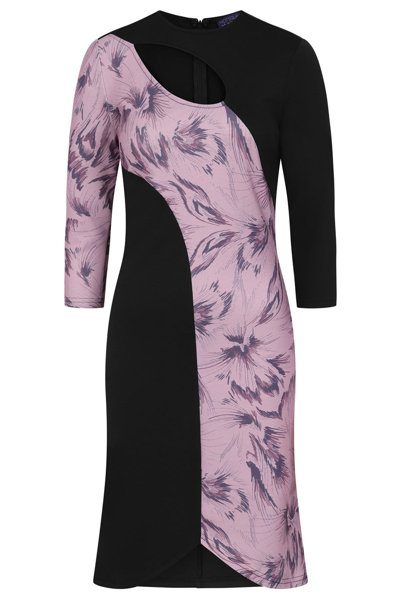Asymmetric Keyhole Dress