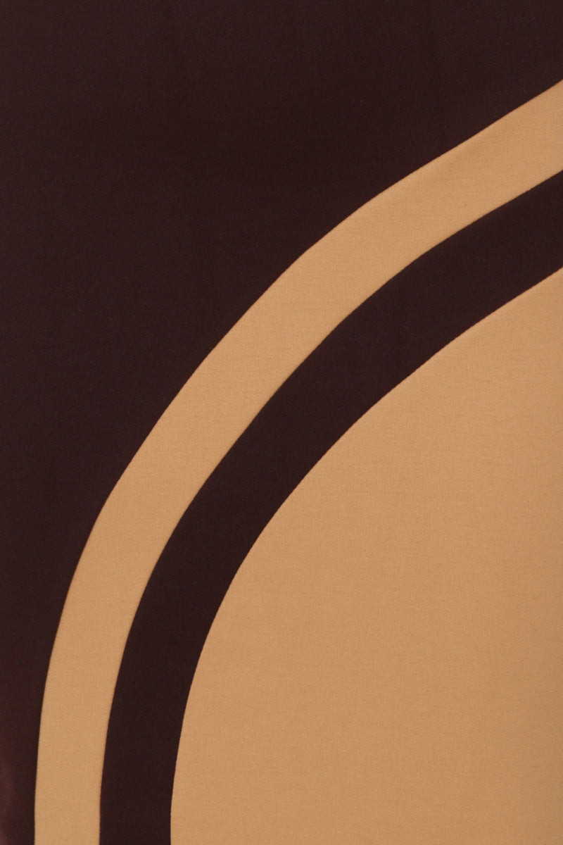 Halterneck Colour Contrast Dress