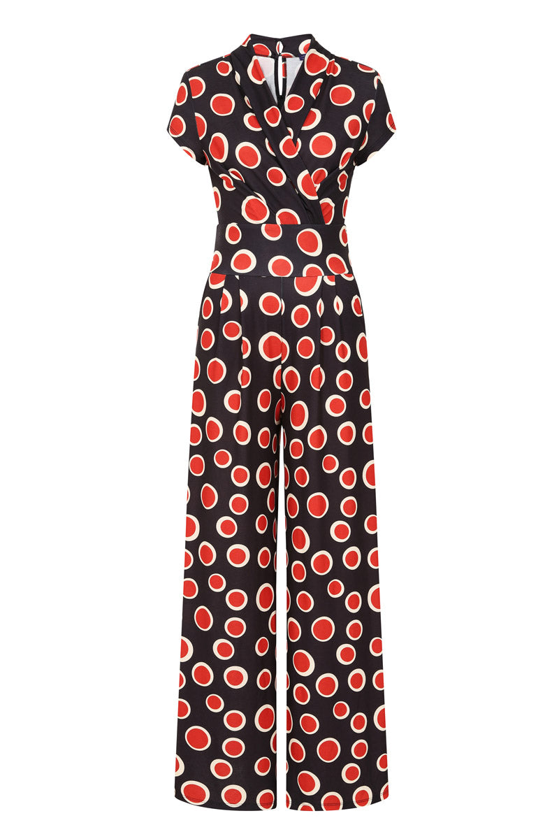 Wide Leg Jumpsuit with Cap Sleeves