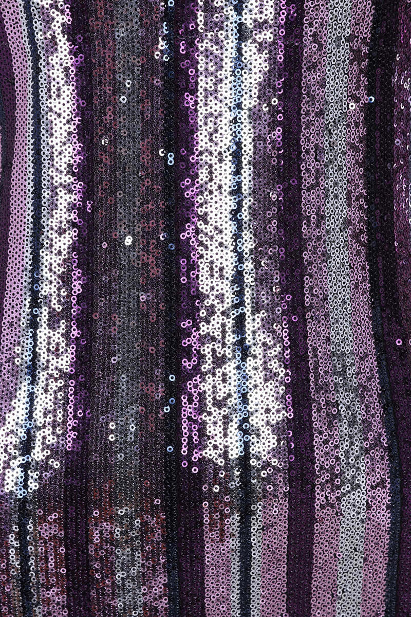 V Neck Sequin Party Top