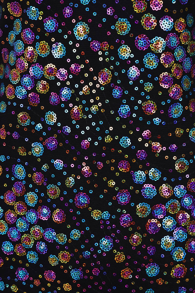 V Neck Sequin Party Top