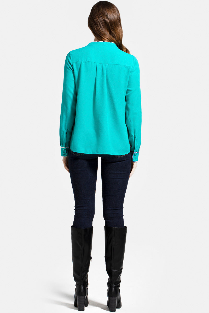Crepe Blouse with pockets