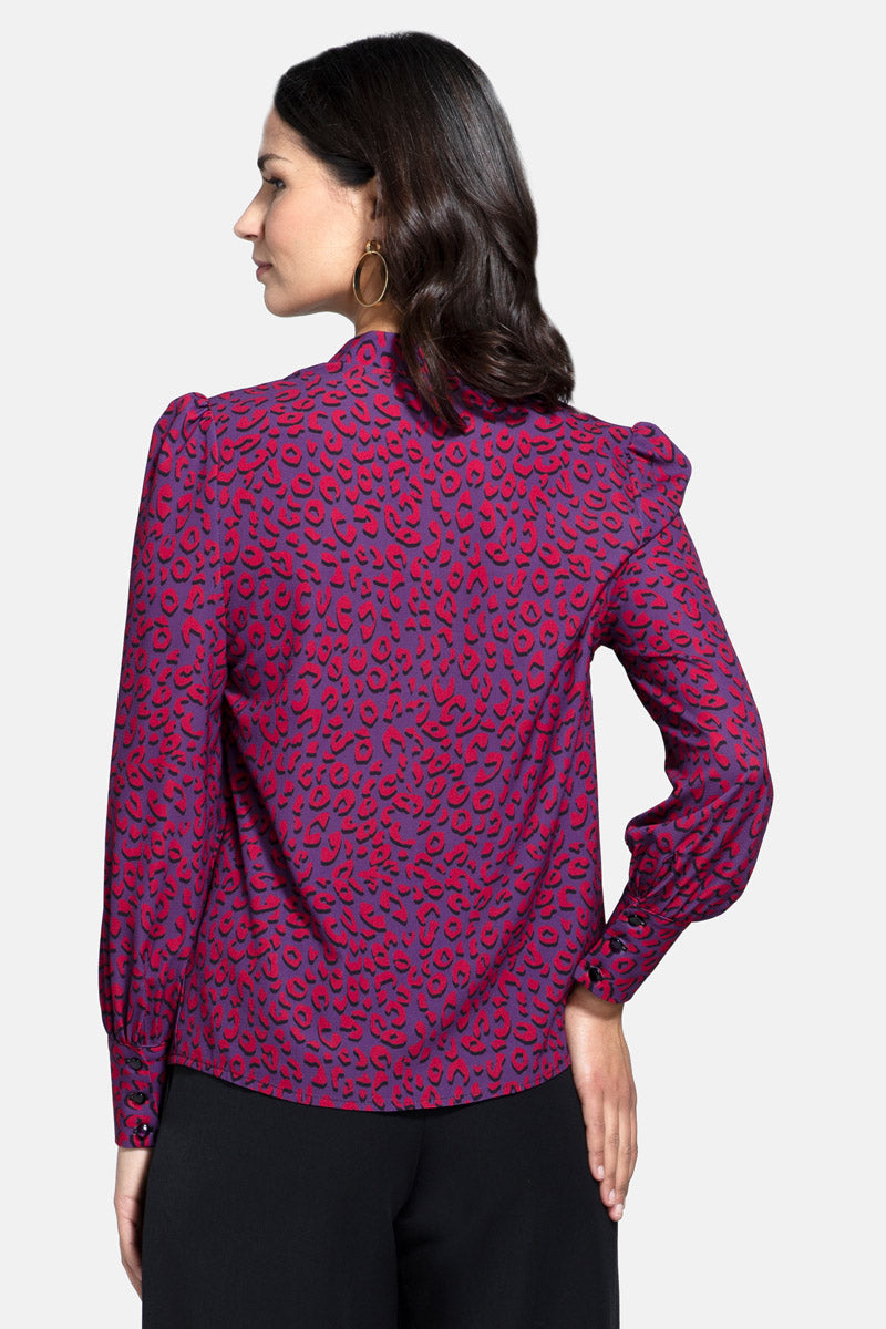 Balloon-Sleeved Top