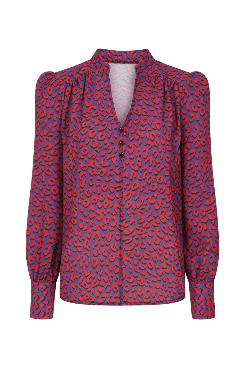 Balloon-Sleeved Top