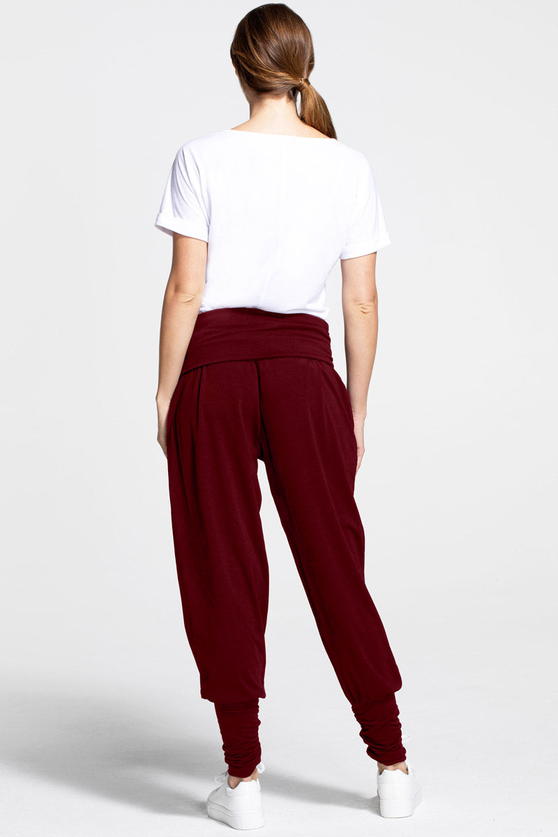Roll Top Harem Yoga Trousers
