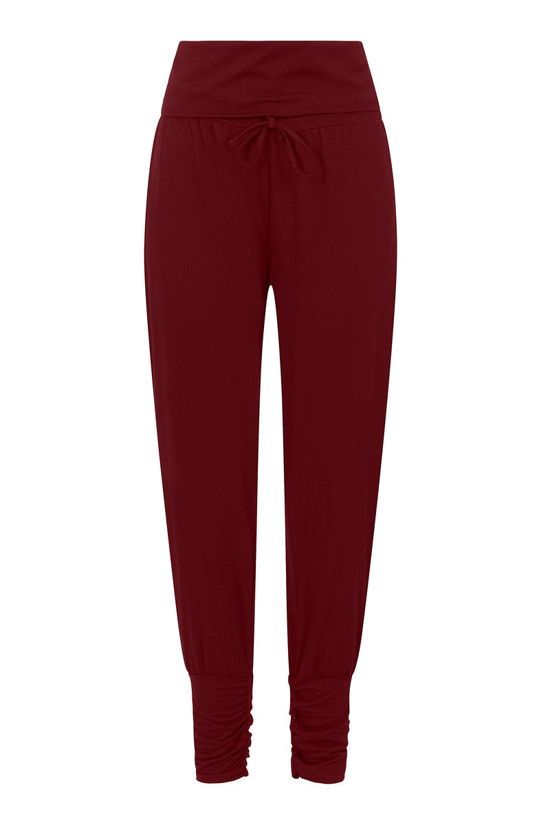 Roll Top Harem Yoga Trousers