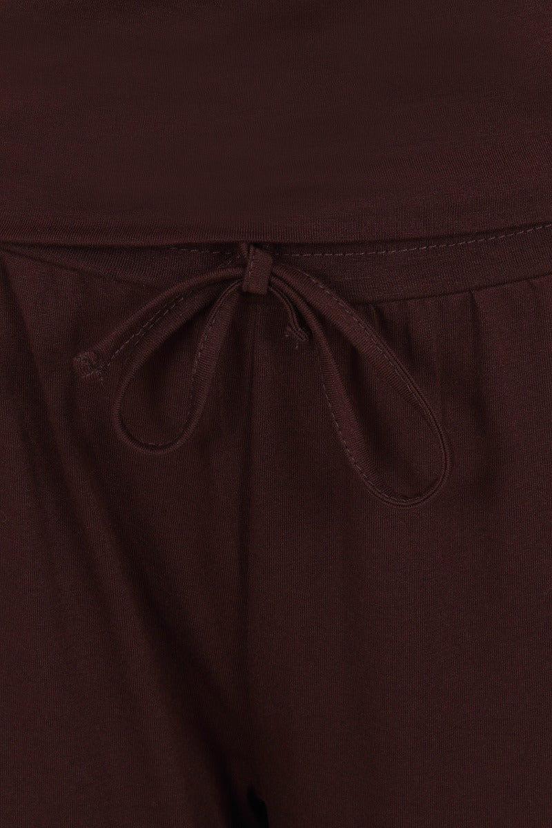 Roll Top Harem Yoga Trousers