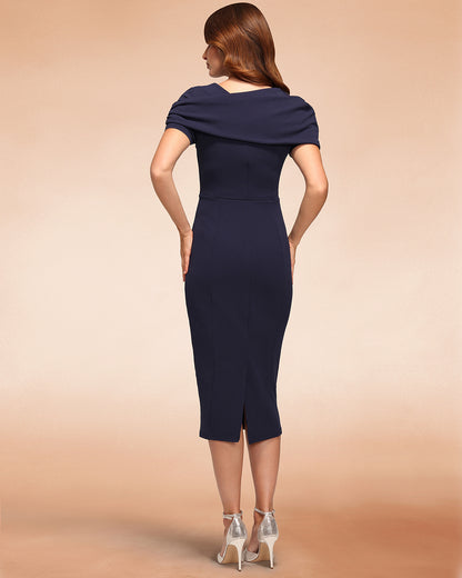 Cape Bodycon Dress