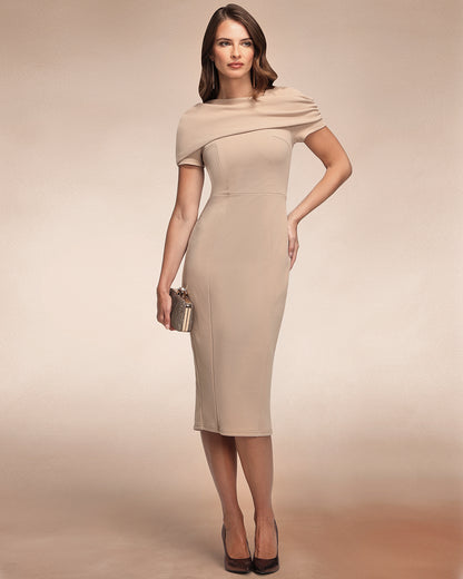 Cape Bodycon Dress